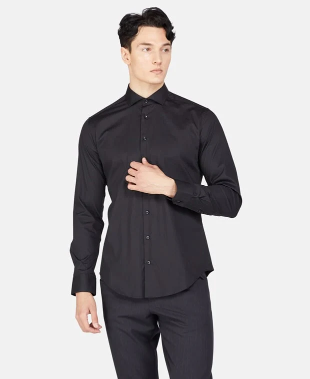 Langarmhemd - Slim Fit