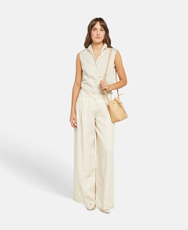 Ärmellose Bluse - Image 5