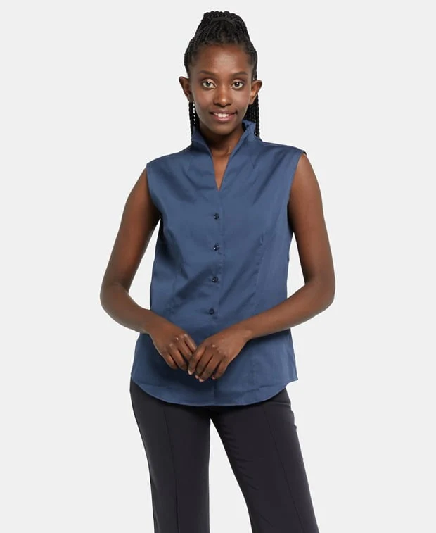 Ärmellose Bluse
