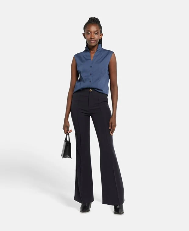 Ärmellose Bluse - Image 5