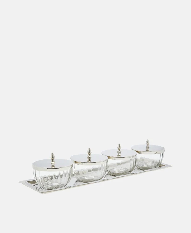 Schalen-Set mit Unterlage