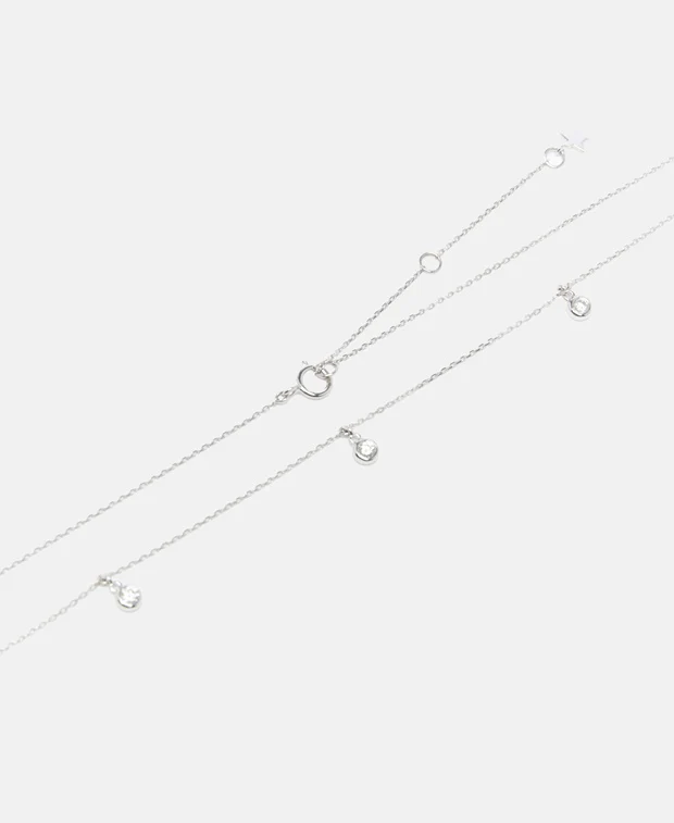 Halskette mit Diamantanhänger - Image 2
