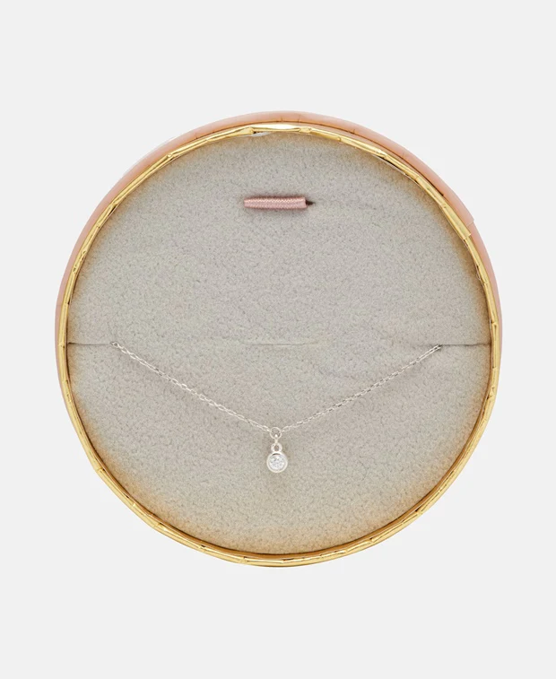 Halskette mit Diamantanhänger - Image 3