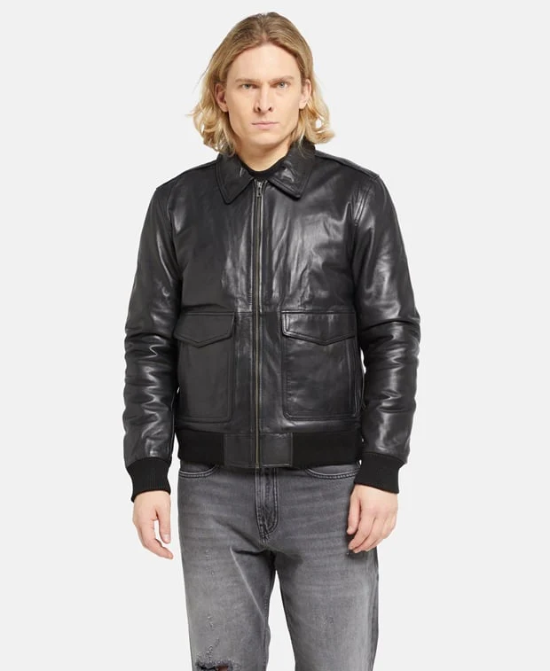 Lederjacke
