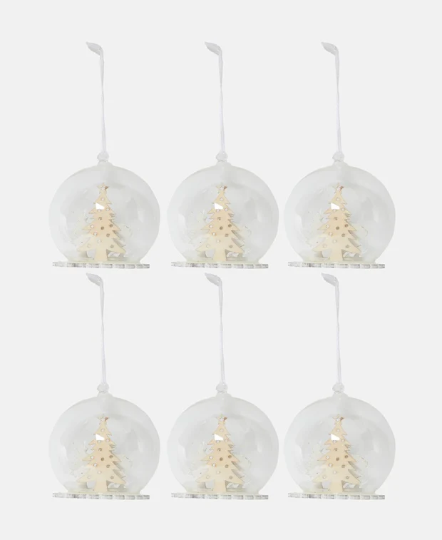 Weihnachtskugeln, 6er-Set - Image 2