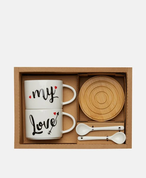 Kaffeetasse mit Untertasse, 6er-Set - Image 2