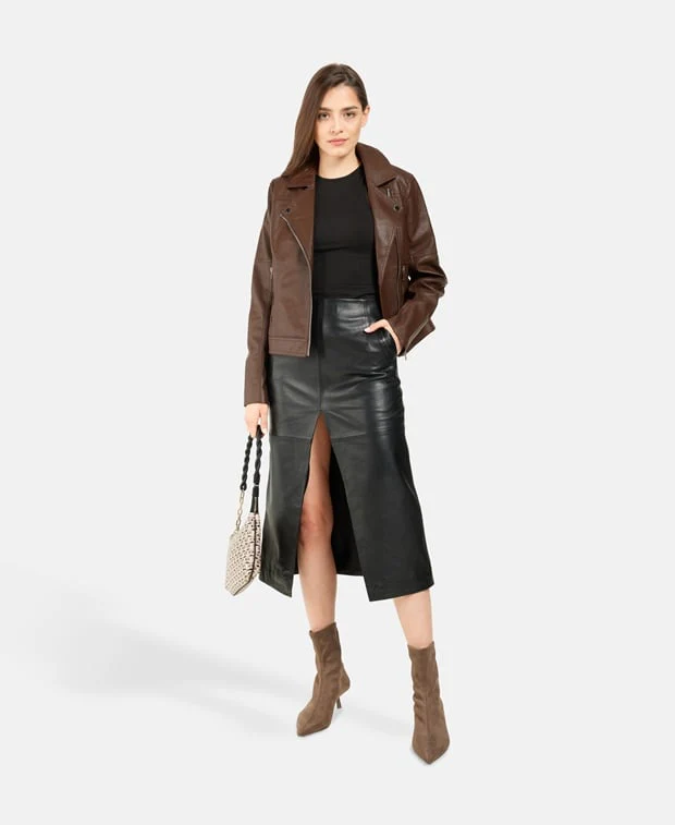 Kunstleder Jacke - Image 5