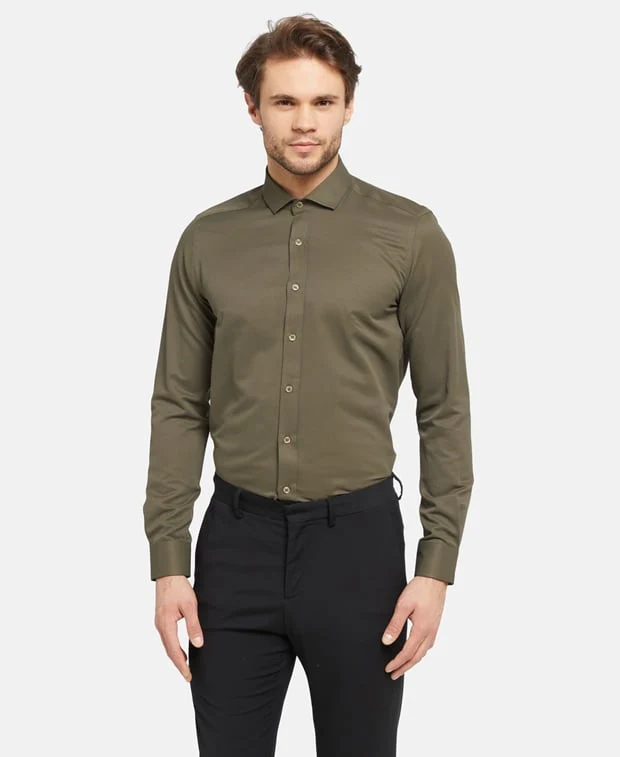 Langarmhemd - Slim Fit