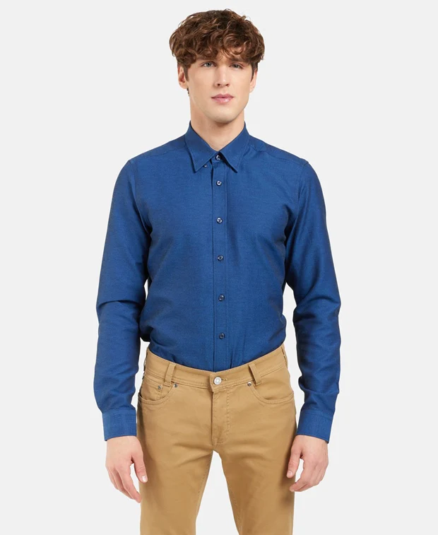 Langarmhemd - Slim Fit