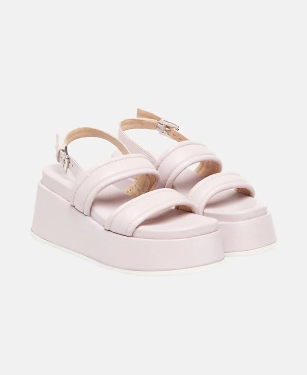 Plateau-Sandalen