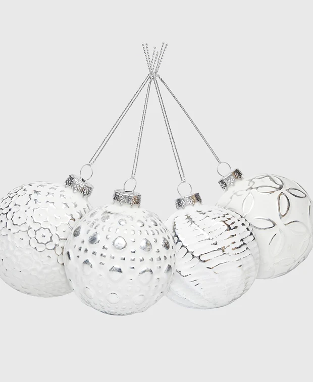 Weihnachtskugeln, 4er-Set - Image 2