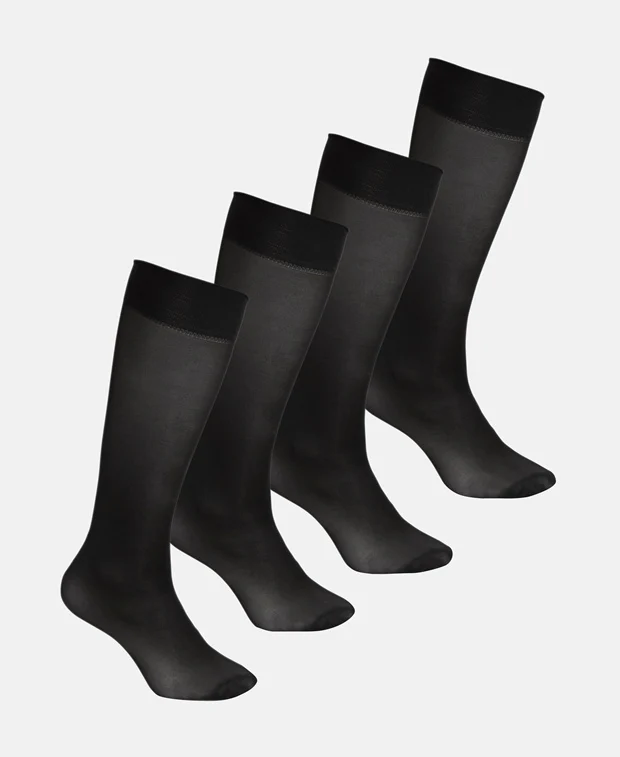 Kniestrümpfe, 2er-Pack