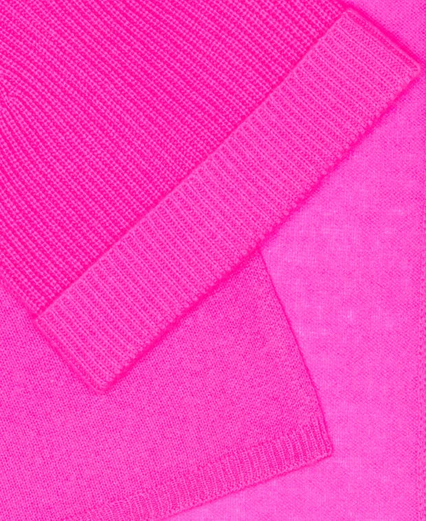 Kaschmir-Set aus Mütze und Schal - Image 2