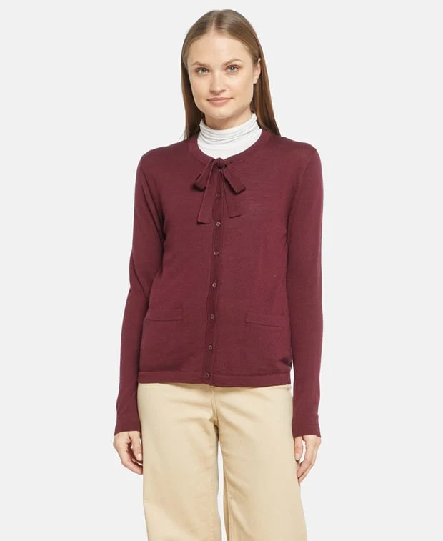 Woll-Strickjacke