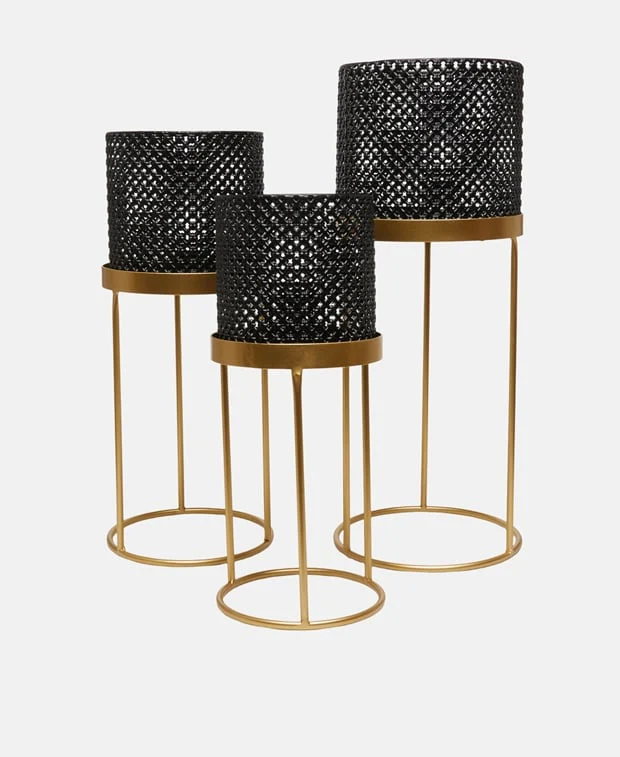 Blumentopf-Set, 3tlg.