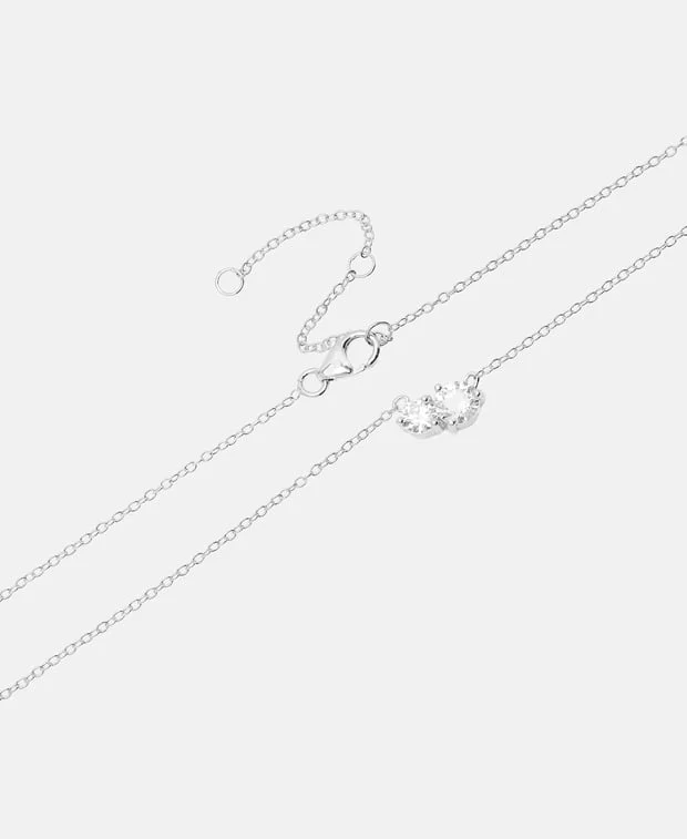 Halskette mit Diamantanhänger - Image 2