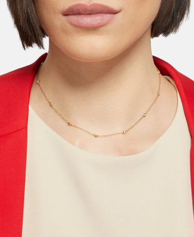 Halskette mit Diamantanhänger - Image 3