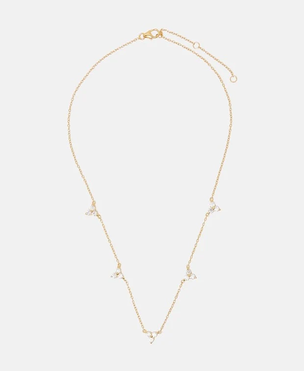 Halskette mit Diamantanhänger