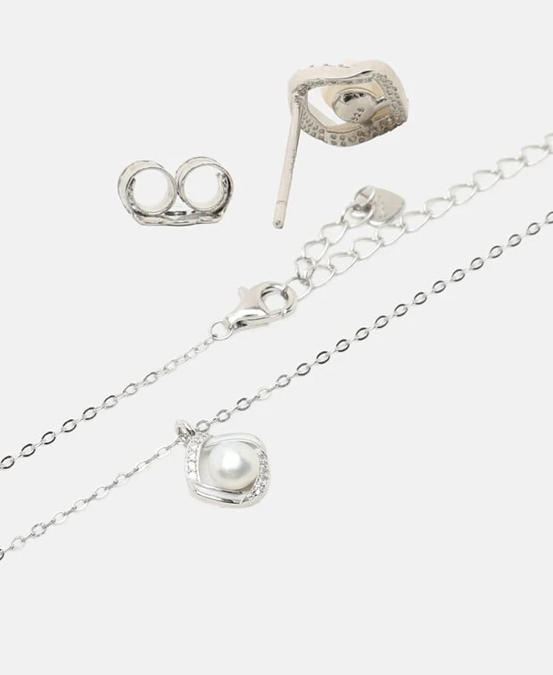 Set aus Halskette und Ohrstecker - Image 2