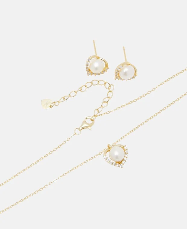 Set aus Halskette und Ohrstecker - Image 2