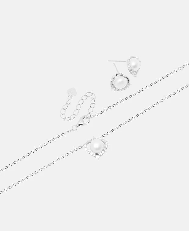 Set aus Halskette und Ohrstecker - Image 2