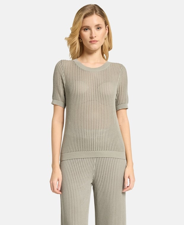 Kurzarmpullover