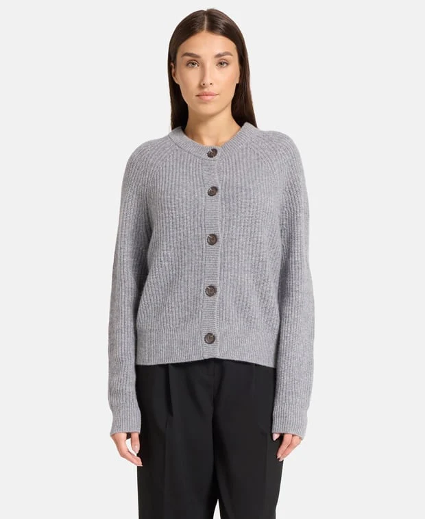 Kaschmir-Strickjacke