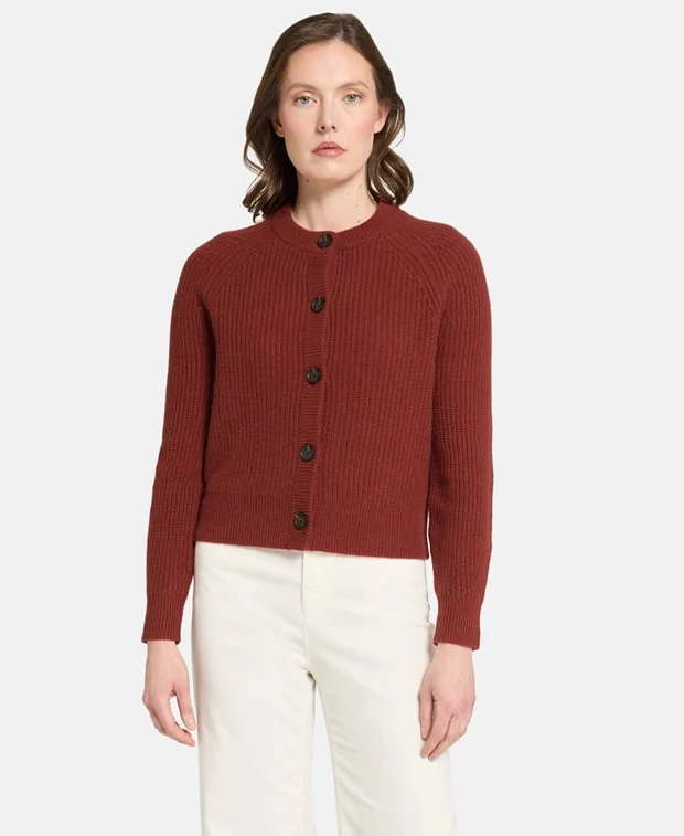 Kaschmir-Strickjacke