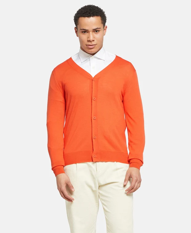 Woll-Strickjacke