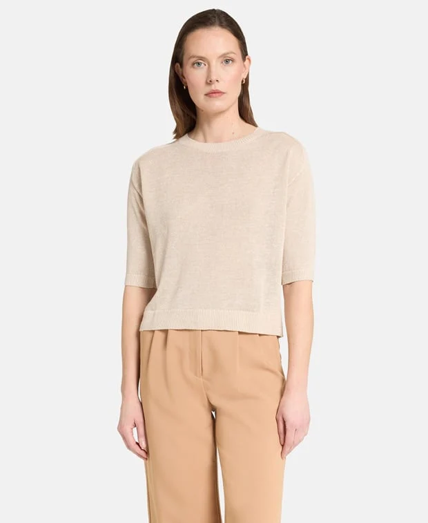 Kurzarmpullover