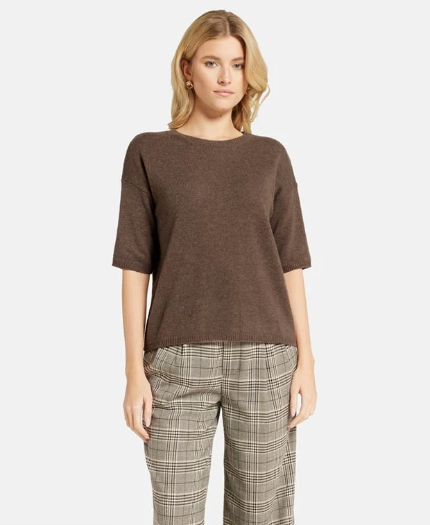 Kurzarmpullover