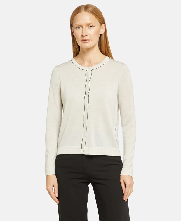 Woll-Strickjacke