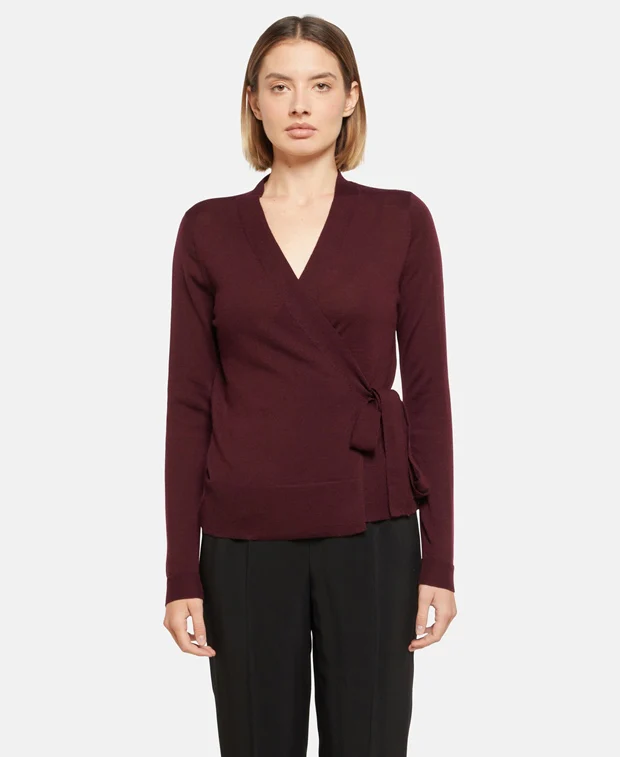 Woll-Strickjacke