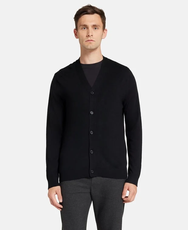 Woll-Strickjacke