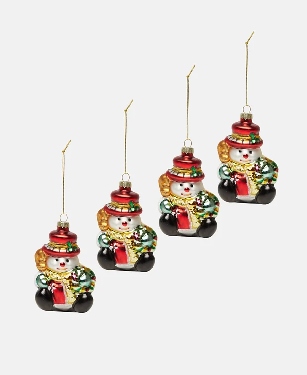 Weihnachtskugeln, 4er-Set