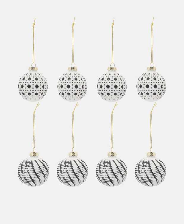 Weihnachtskugeln, 8er-Set