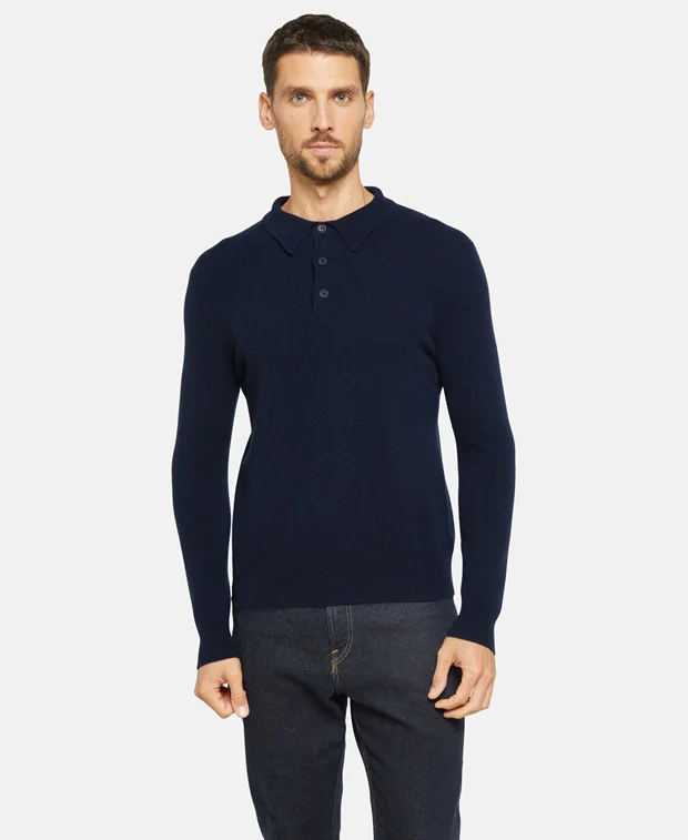 Kaschmir-Poloshirt