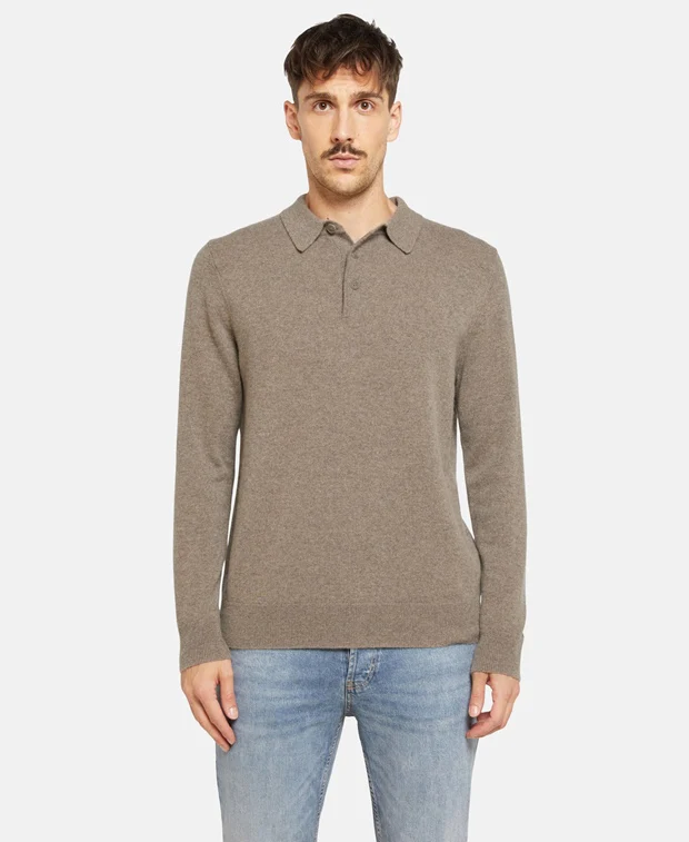 Kaschmir-Poloshirt