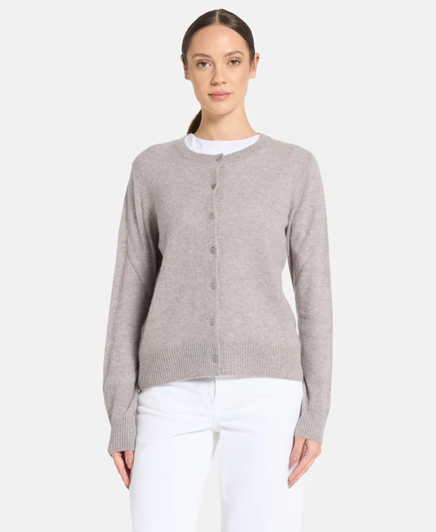Kaschmir-Strickjacke