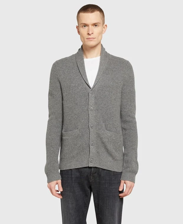 Kaschmir-Strickjacke