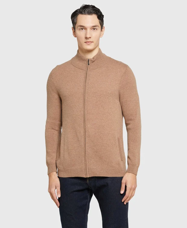 Kaschmir-Strickjacke