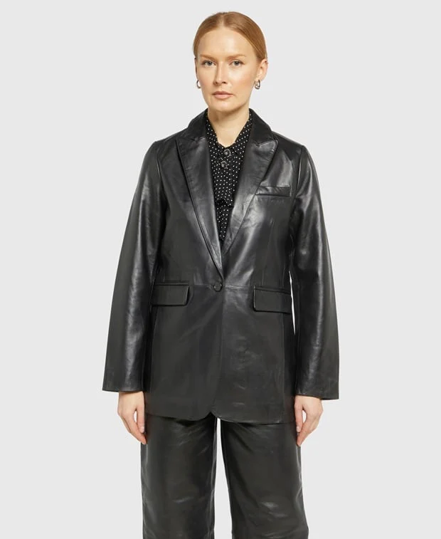 Lederblazer