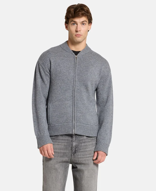 Woll-Strickjacke