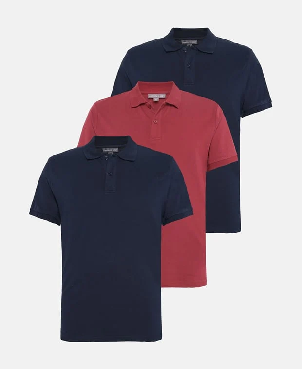 Poloshirt, 3er-Pack - Image 4