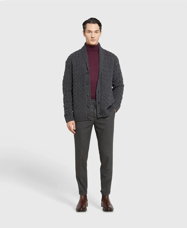 Woll-Strickjacke - Image 5