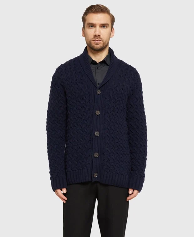 Woll-Strickjacke