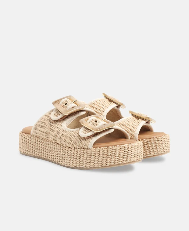 Plateau-Sandalen